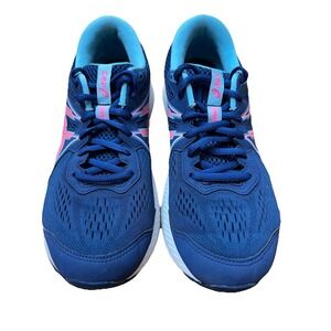 Asics Women's Gel Contend 7 Running Shoes Amplifoam Size 9.5 1012B228 Blue Pink